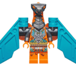 Boa Destructor - Breastplate Torso, Pearl Dark Gray Head, Jet Pack